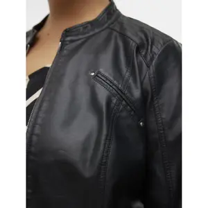Kunstlederjacke Damen Vero Moda Favodona image-5