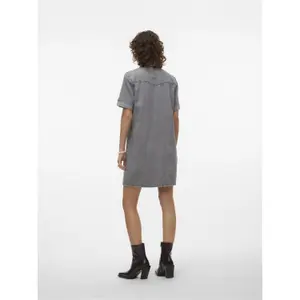 Vestido camisero vaquero Vero Moda Jennie Mix image-4