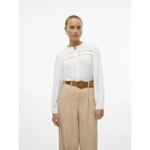Langarmbluse mit Spitze für Damen Vero Moda Emma image-1