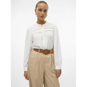 Langarmbluse mit Spitze für Damen Vero Moda Emma image-3