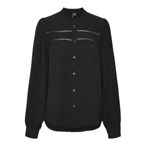 Camisa de manga larga con encaje para mujer Vero Moda Emma image-0