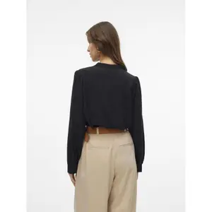 Camisa de manga larga con encaje para mujer Vero Moda Emma image-4