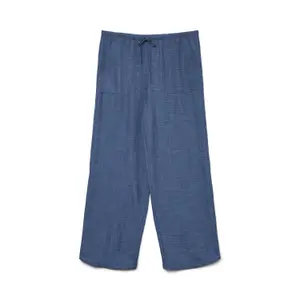 Hochtaillierte, lockere Leinenhose für Frauen Vero Moda Melaney image-0