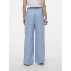 Hochtaillierte, lockere Leinenhose für Frauen Vero Moda Melaney image-4