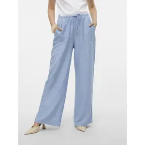 Hochtaillierte, lockere Leinenhose für Frauen Vero Moda Melaney image-1