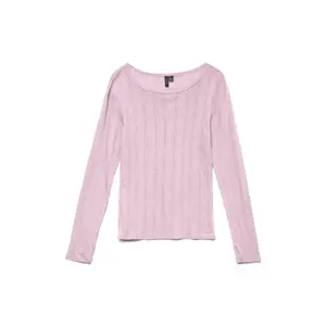 Langarmshirt mit Lochmuster für Damen Vero Moda Lisa image-0