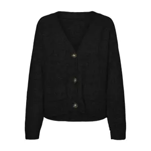 Strickjacke mit Knöpfen und V-Ausschnitt, Damen Vero Moda Boom image-0