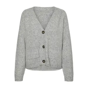 Strickjacke mit Knöpfen und V-Ausschnitt, Damen Vero Moda Boom image-0