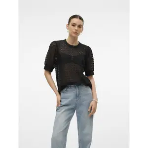 Bluse mit Rundhalsausschnitt Frau Vero Moda Becca Lace image-2