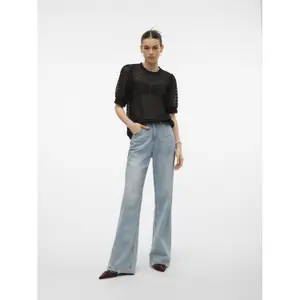 Bluse mit Rundhalsausschnitt Frau Vero Moda Becca Lace image-1