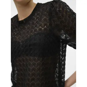Bluse mit Rundhalsausschnitt Frau Vero Moda Becca Lace image-5
