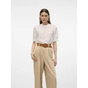 Bluse mit Rundhalsausschnitt Frau Vero Moda Becca Lace image-2