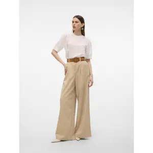 Bluse mit Rundhalsausschnitt Frau Vero Moda Becca Lace image-1