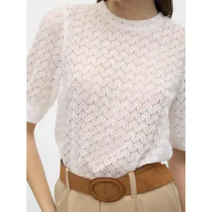 Bluse mit Rundhalsausschnitt Frau Vero Moda Becca Lace image-5