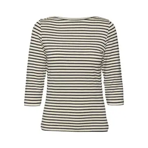 Damen T-Shirt mit 3/4-Ärmeln und Bootsauschnitt Vero Moda Fiona image-0