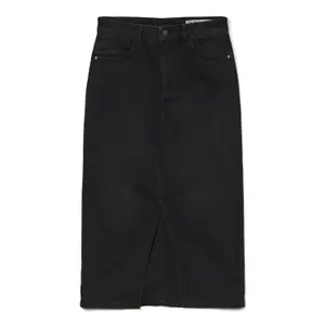 Jupe en jean taille haute mi-longue femme Vero Moda Natalie Mix image-0