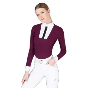 Camisa de equitação de competição feminina Vestrum Mezzocorona image-2