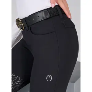 Pantalon mid grip équitation femme Vestrum Lazise image-4
