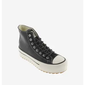 Women's leather high-top trainers Victoria Tribu Doble Efecto Piel image-1