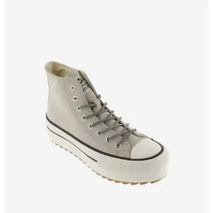 Women's leather high-top trainers Victoria Tribu Doble Efecto Piel image-1
