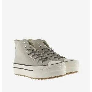 Women's leather high-top trainers Victoria Tribu Doble Efecto Piel image-2
