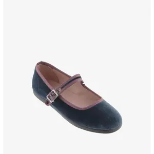 Women's contrast ballet flats Victoria Gong-Fu Terciopelo image-1