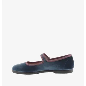 Women's contrast ballet flats Victoria Gong-Fu Terciopelo image-4
