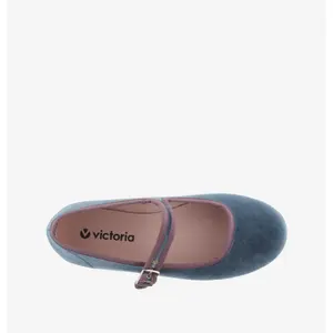 Women's contrast ballet flats Victoria Gong-Fu Terciopelo image-5