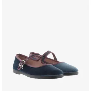 Women's contrast ballet flats Victoria Gong-Fu Terciopelo image-2
