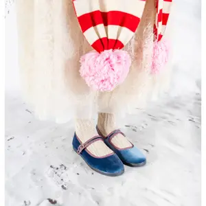 Women's contrast ballet flats Victoria Gong-Fu Terciopelo image-3