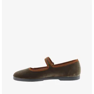 Women's contrast ballet flats Victoria Gong-Fu Terciopelo image-2