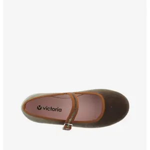 Women's contrast ballet flats Victoria Gong-Fu Terciopelo image-3