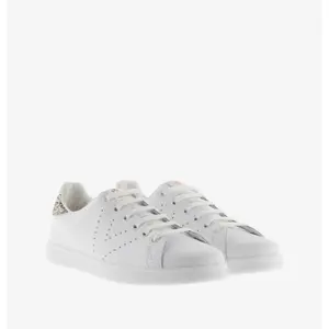 Leather glitter sneakers for women Victoria image-2