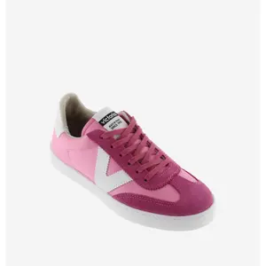 Leather and nylon trainers Victoria Berlín image-1