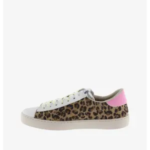 Leopard suede and sequined sneakers for women Victoria image-4