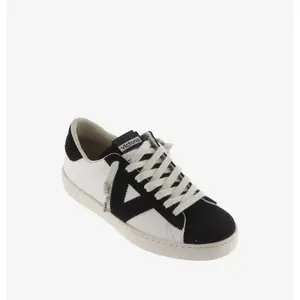 Leather and suede effect trainers Victoria Berlín image-1
