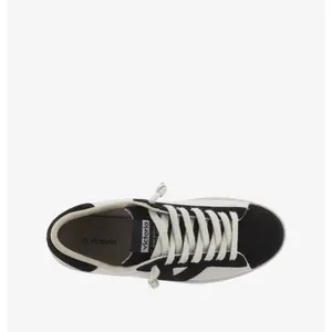Leather and suede effect trainers Victoria Berlín image-4