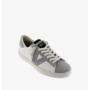 Leather and suede effect trainers Victoria Berlín image-1