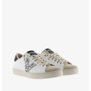Women's leather and glitter sneakers Victoria Berlín image-2