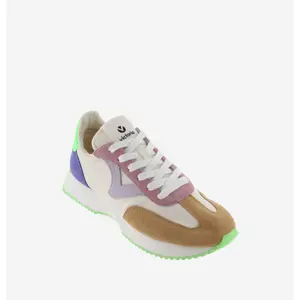 Multicolour suede nylon trainers for women Victoria Cosmos image-1