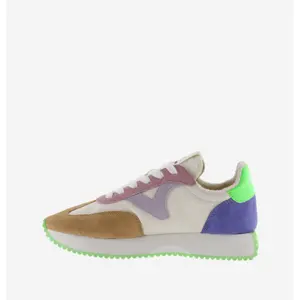 Multicolour suede nylon trainers for women Victoria Cosmos image-3