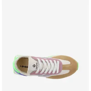 Multicolour suede nylon trainers for women Victoria Cosmos image-4