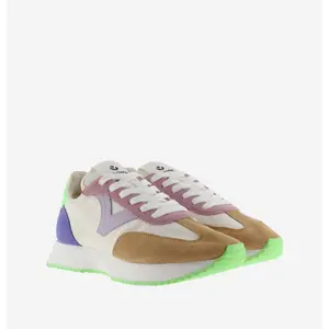Multicolour suede nylon trainers for women Victoria Cosmos image-2