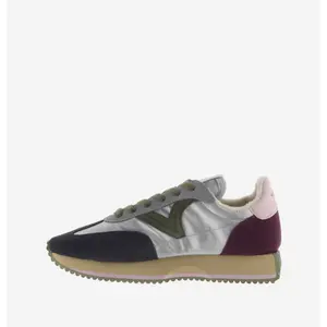 Multicoloured nylon metal suede sneakers for women Victoria Cosmos image-3