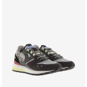 Animal print nylon metal sneakers for women Victoria Luna image-2