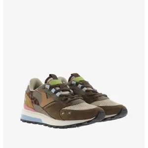 Animal print nylon metal sneakers for women Victoria Luna image-2