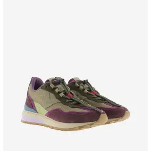 Nylon and suede trainers Victoria Luna image-3