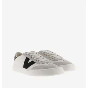 Leather and suede effect trainers for women Victoria Olmo image-2