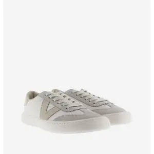 Leather and suede effect trainers for women Victoria Olmo image-4