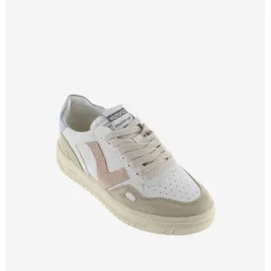 Low-top leather effect trainers Victoria image-1